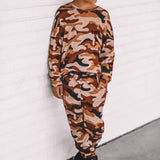 Organic Ribbed Set in Ranger