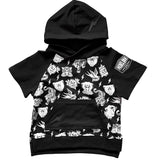 Short Sleeve Hoodie in Born To Be Wild