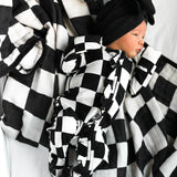 Ruffled Bamboo Zippy Sleeper in Venice