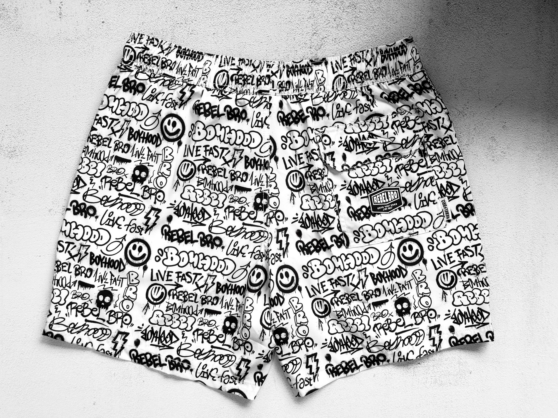 Men's Hybrid Swim Trunks in Urban Drip