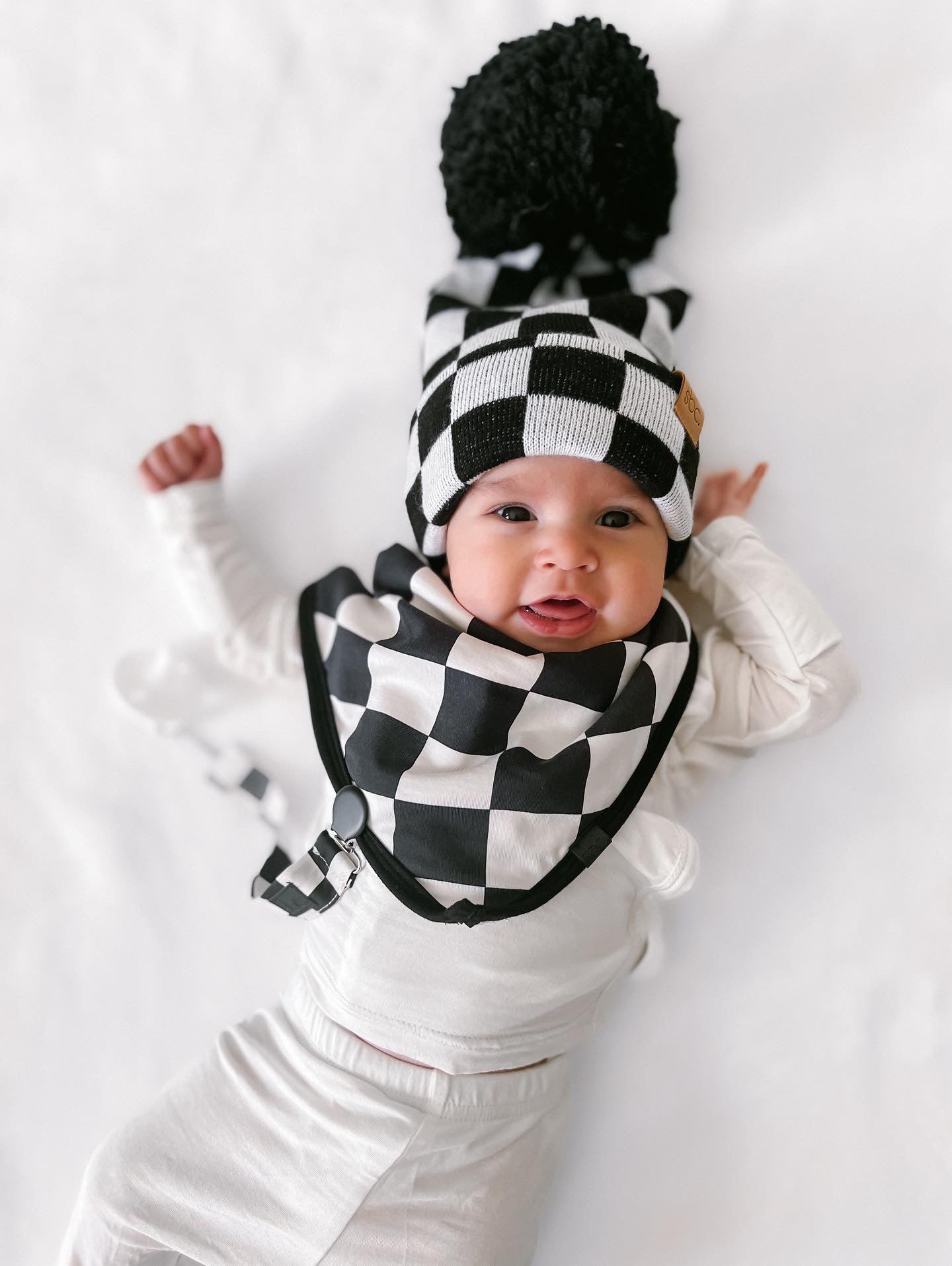 Bamboo Bandana Bib (4 Pack) in Rebel Black - Rebel Bro