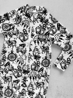 Image of UPF50+ Swim Romper in Sink or Swim