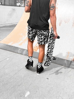 Image of Hybrid Swim Trunks in Warped Tour [Midnight Edition]