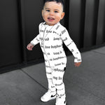 Bamboo Zippy Sleeper in Long Live Boyhood - Rebel Bro