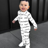 Bamboo Zippy Sleeper in Long Live Boyhood - Rebel Bro