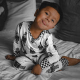 Bamboo Two Piece Set in Merry Mischief