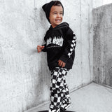 Relaxed Fit Hoodie in Rebel Bro x Live Fast Flames