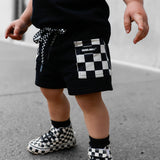 Everyday Cotton Shorts Set in Black