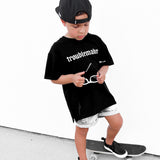 Bamboo Graphic Tee in Troublemaker