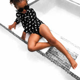 UPF50+ Girls One Piece Swimsuit in Jagger