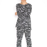 Organic Ribbed Set in Urban Drip [Midnight Edition]