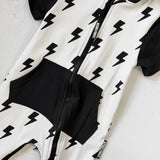 Hooded Rebel Short Sleeve Romper in Bowie - Rebel Bro