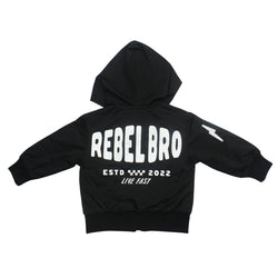 Image of Live Fast Hydro Bomber Jacket in Black (FINAL SALE)