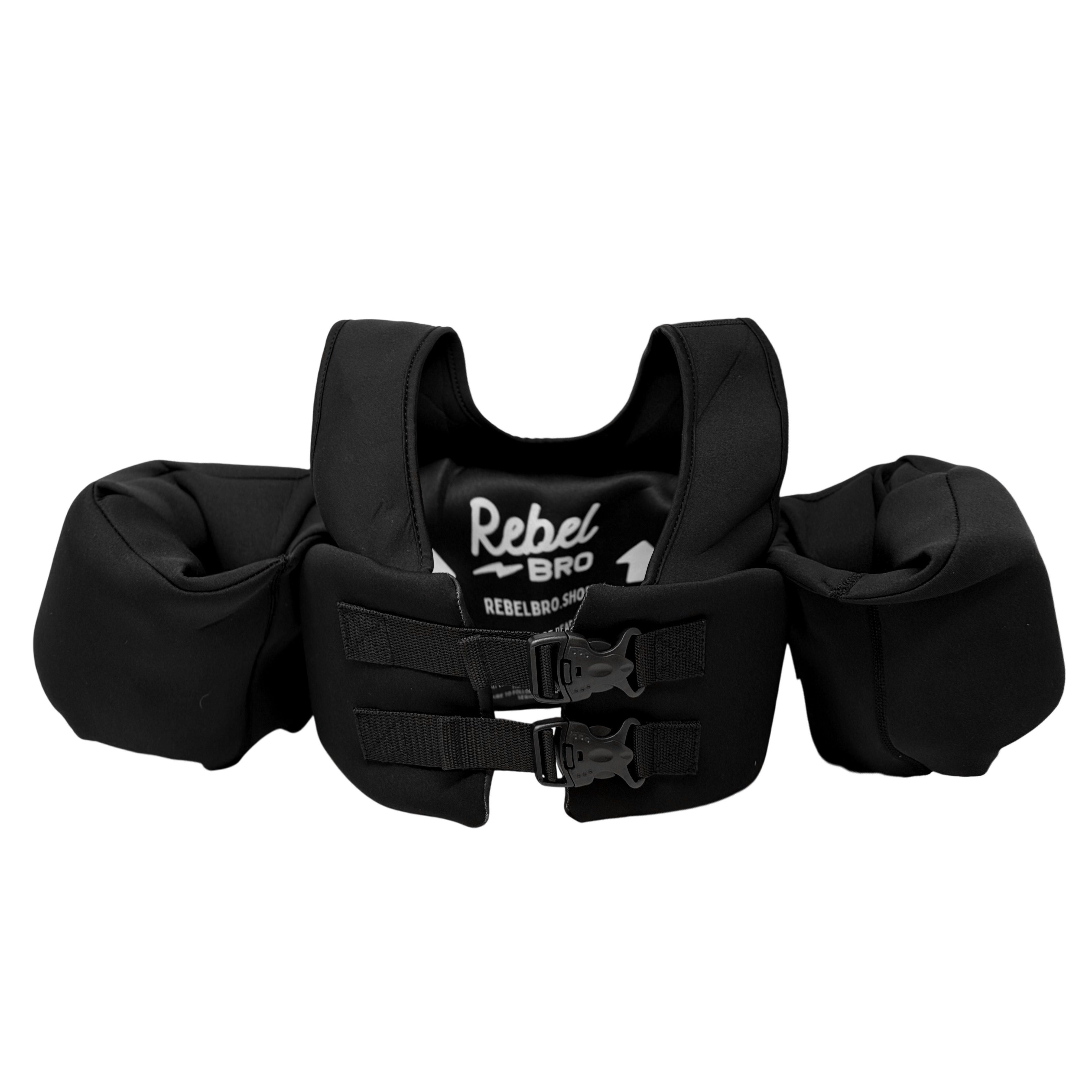 Neoprene Kids Arm Float in Black - Rebel Bro