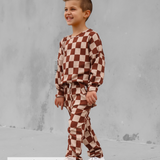 Organic Ribbed Set in Spiced Cider + Graham