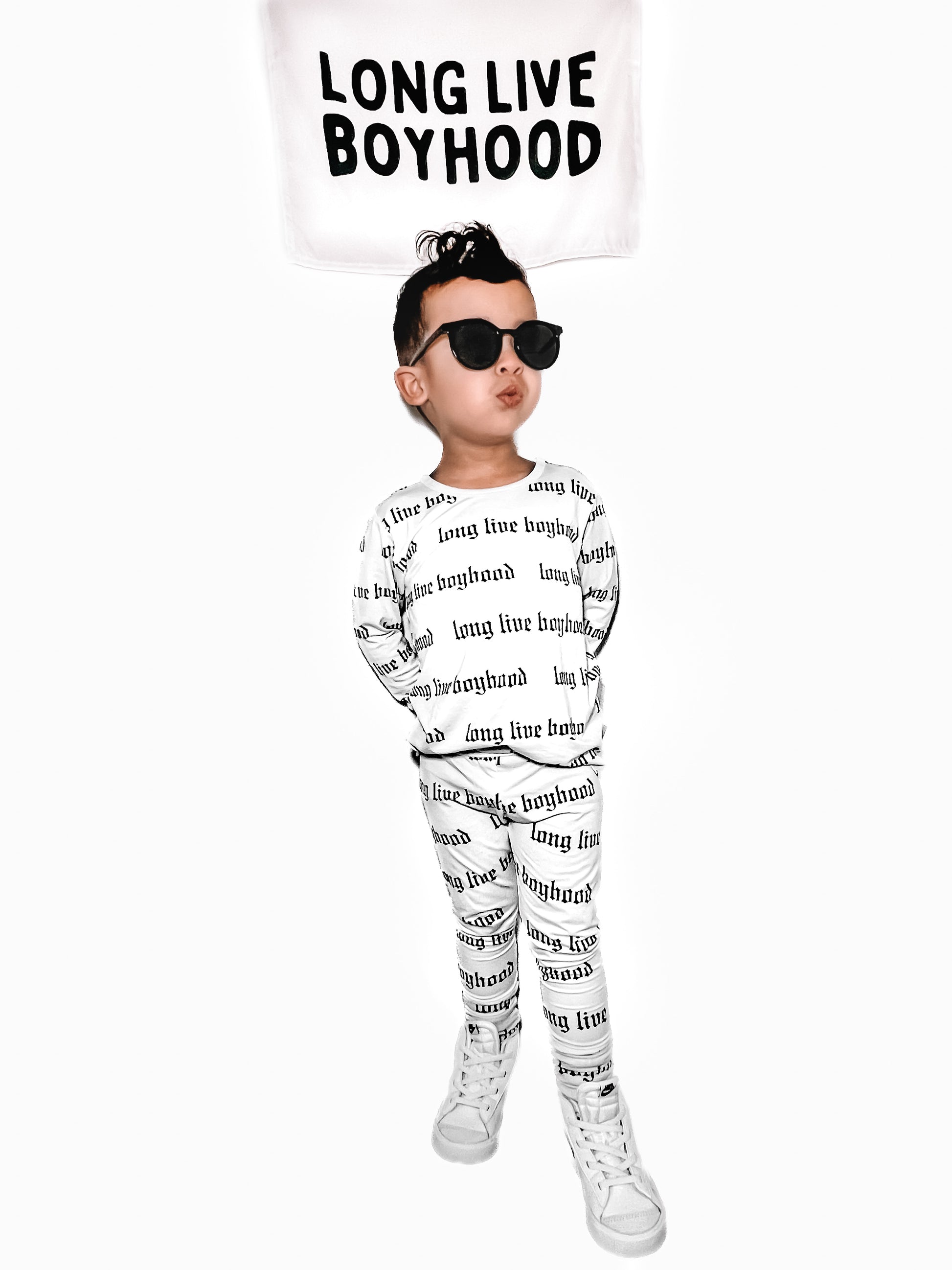 Bamboo Two Piece Set in Long Live Boybood - Rebel Bro