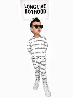 Image of Bamboo Two Piece Set in Long Live Boybood - Rebel Bro