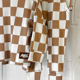 Organic Ribbed Set in Vanilla + Chestnut (PREORDER)