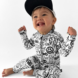 Bamboo Zippy Sleeper in Urban Drip