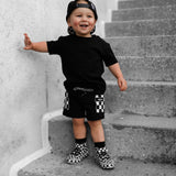 Everyday Cotton Shorts Set in Black