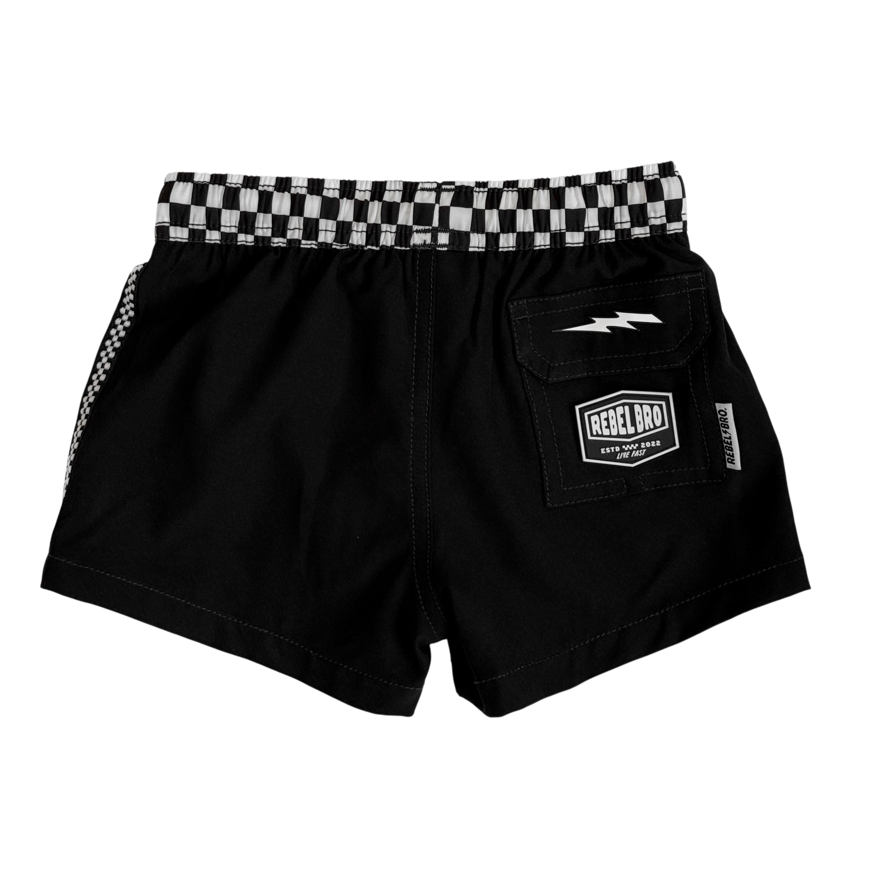 Hybrid Swim Trunks in Off The Wall - Rebel Bro