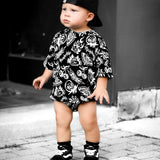 Bamboo Bubble Romper in Bad Boy [Midnight Edition]