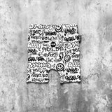 Bamboo Biker Shorts in Urban Drip
