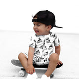 Bamboo Zippy Shortie in Mad Love For My Mama