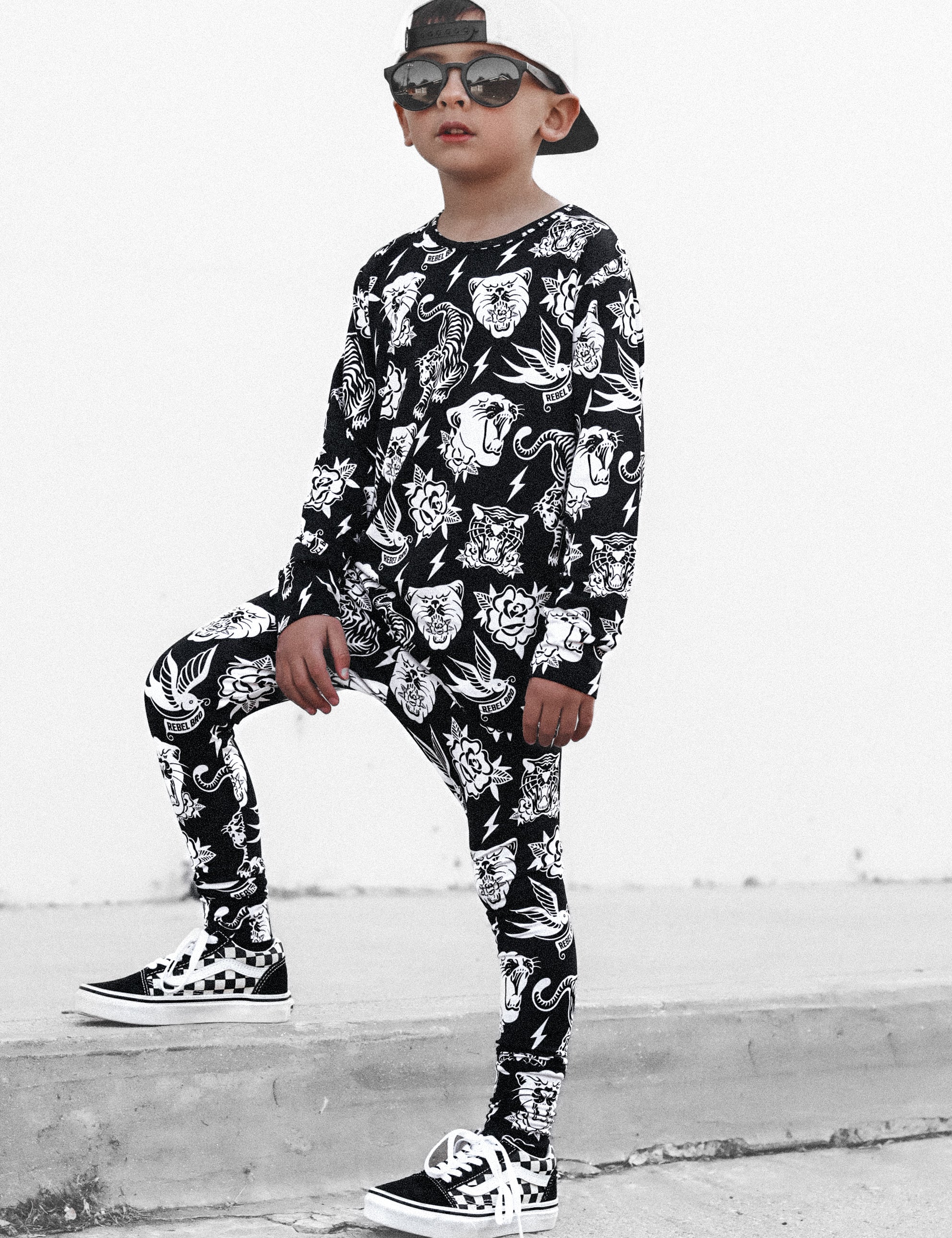 Bamboo Two Piece Set in Born to Be Wild - Rebel Bro