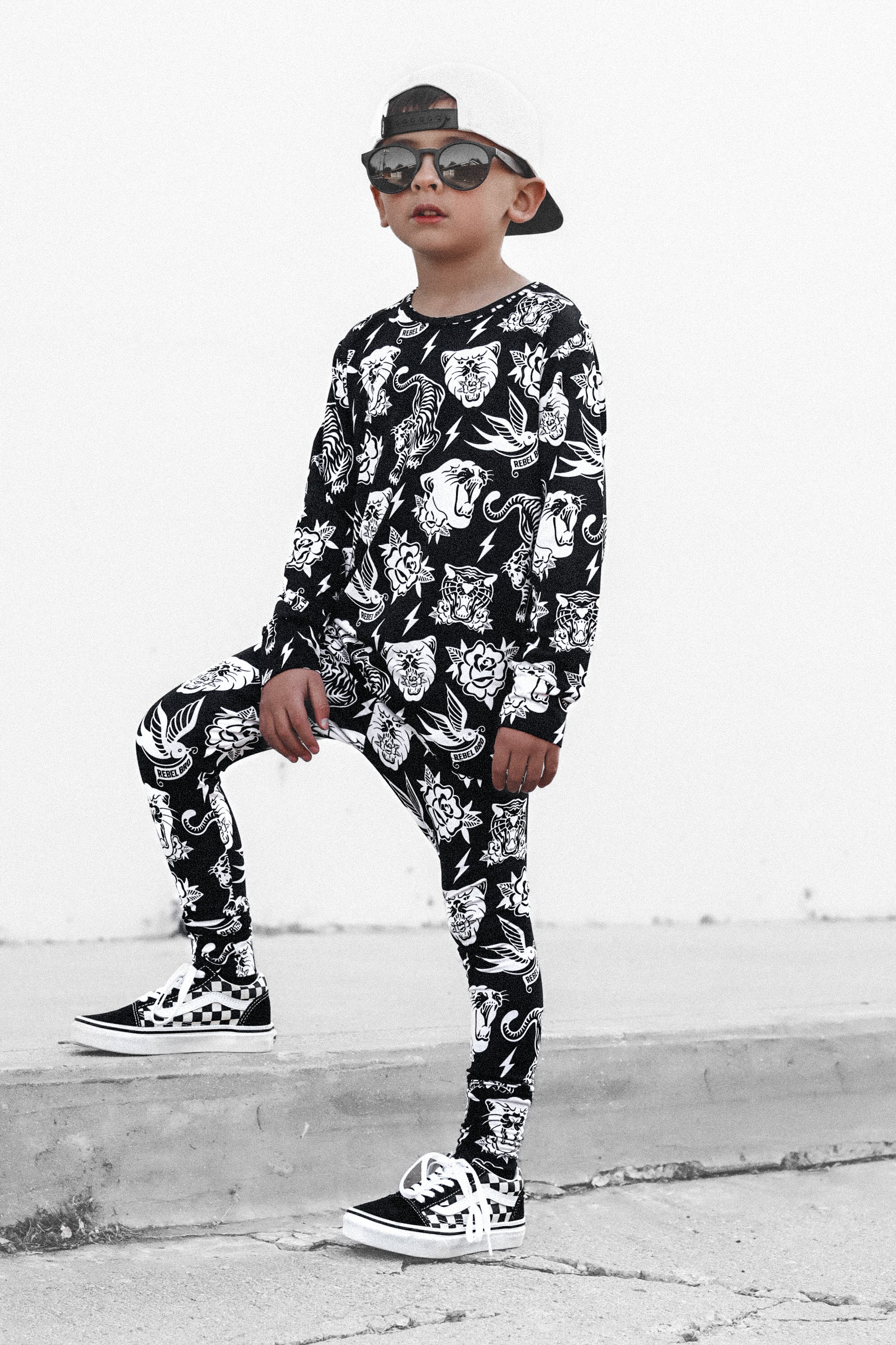 Bamboo Two Piece Set in Born to Be Wild - Rebel Bro