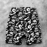 Women's Active Biker Shorts in Warped Tour [Midnight Edition]