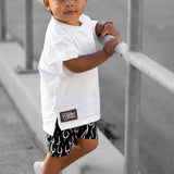 Relaxed Fit Shorts in Fuego