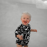 Bamboo Bubble Romper in Warped Tour [Midnight Edition]
