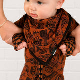 Bamboo Bandana Bib in Wild Wild West