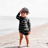 UPF50+ Swim Romper in Long Live Boyhood