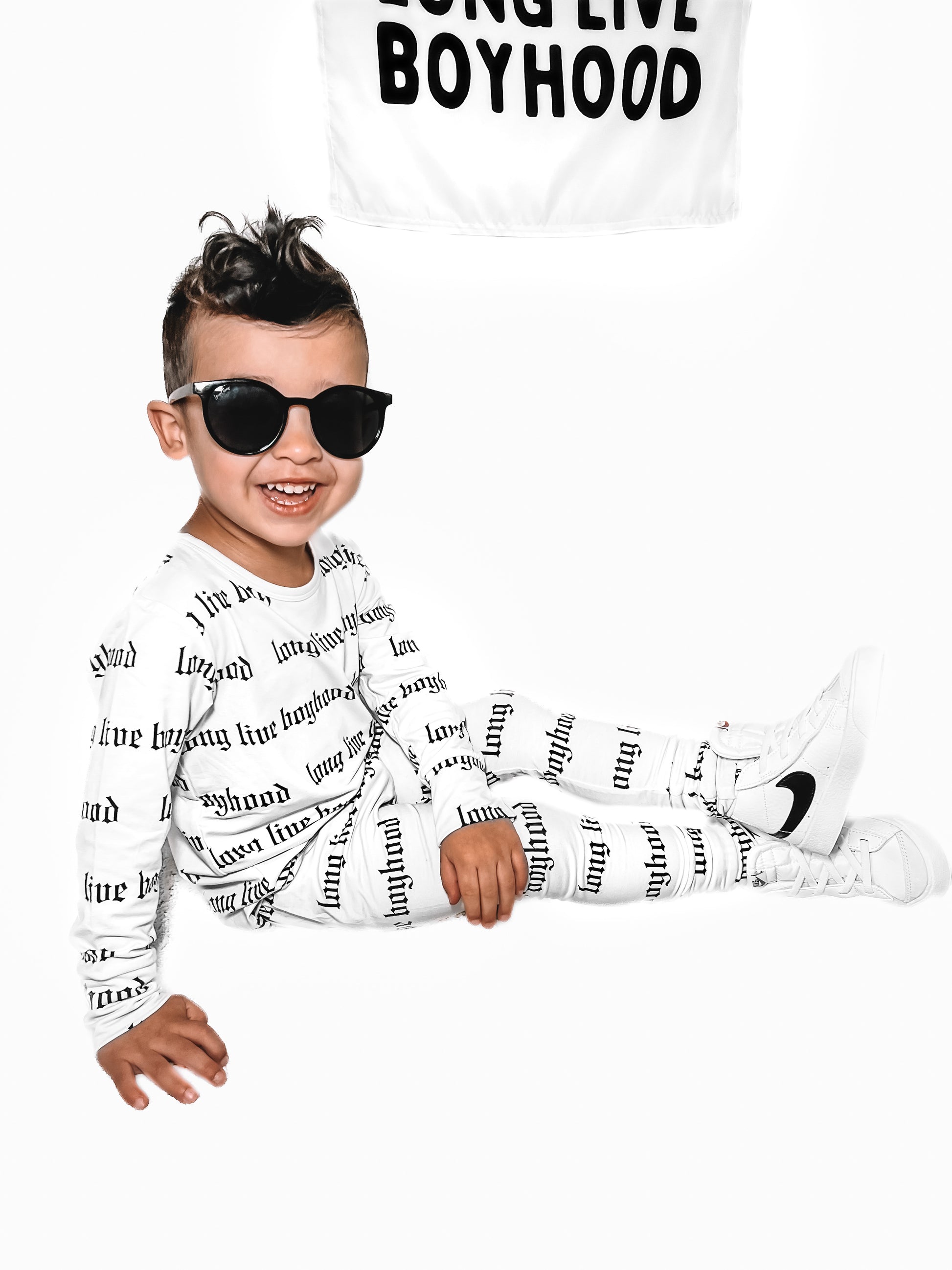 Bamboo Two Piece Set in Long Live Boybood - Rebel Bro