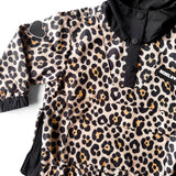 Pullover Windbreaker in Ava (Leopard)