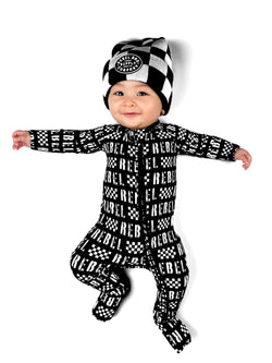 Image of Bamboo Zippy Sleeper in Rebel Racer