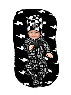 Image of Bamboo Zippy Sleeper in Rebel Racer