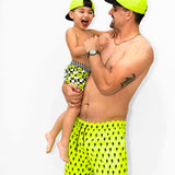 Hydro Snapback in Neon Electric Lime