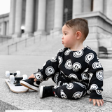 Organic Ribbed Set in Mr. Brightside