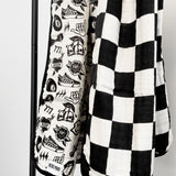 Organic Muslin Quilt in Warped Tour x Venice