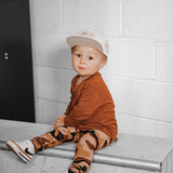 Ribbed Bamboo Leggings (3 Pack) - Rust Classics