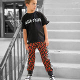 Basic Jogger in Caliente