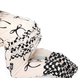 Ruffled Bamboo Zippy Sleeper in Lana (Bows)