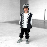 Cargo Pants in Black Corduroy