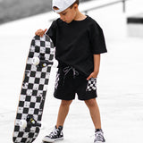 Everyday Cotton Shorts Set in Black