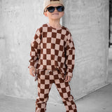 Organic Ribbed Set in Spiced Cider + Graham