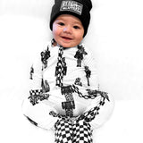 Bamboo Zippy Sleeper in Merry Mischief