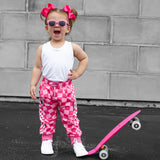 Basic Jogger in Bubble Gum Checkered